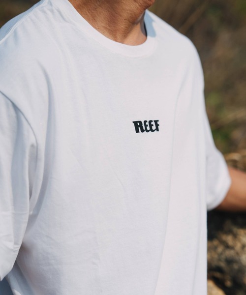 REEF(リーフ)の「REEF メンズ 26SM HERITAGE LOGO T Tシャツ 【2026年夏モデル】/リーフワンポイント半袖ロゴTシャツ(Tシャツ/カットソー・メンズ・ホワイト/ブラック/グレー/ブルー系その他・SMALL/MEDIUM/X-LARGE/LARGE)」の10枚目の写真