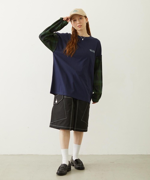 MILKFED.(ミルクフェド)の「LABEL TWILL CAP(キャップ・レディース・ベージュ/ピンク/ブラック・ONE SIZE)」の9枚目の写真