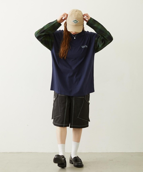 MILKFED.(ミルクフェド)の「LABEL TWILL CAP(キャップ・レディース・ベージュ/ピンク/ブラック・ONE SIZE)」の10枚目の写真