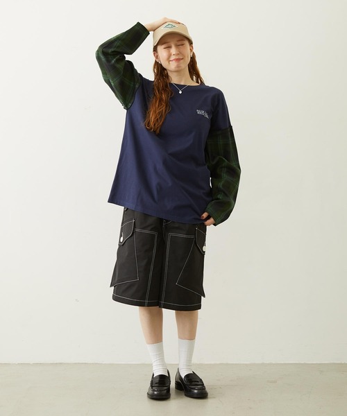 MILKFED.(ミルクフェド)の「LABEL TWILL CAP(キャップ・レディース・ベージュ/ピンク/ブラック・ONE SIZE)」の11枚目の写真