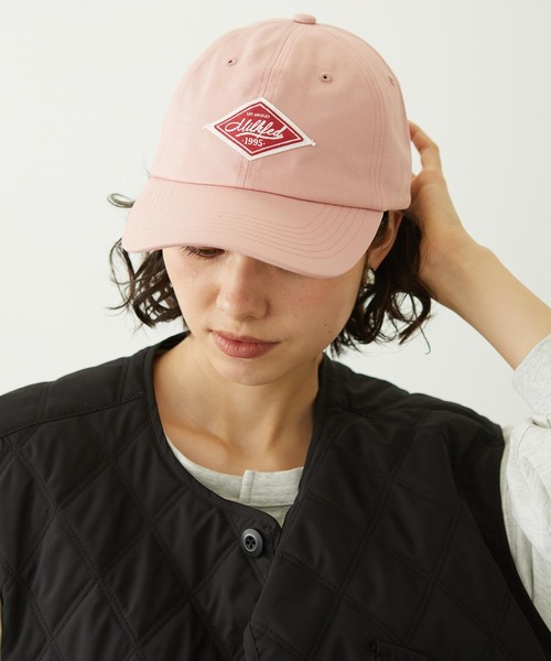 MILKFED.(ミルクフェド)の「LABEL TWILL CAP(キャップ・レディース・ベージュ/ピンク/ブラック・ONE SIZE)」の13枚目の写真