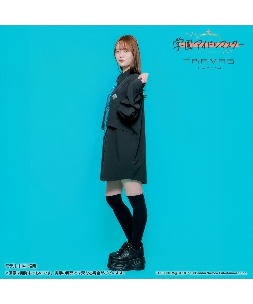 TRAVAS TOKYO(トラバス トウキョウ)の「【学園アイドルマスター 篠澤広×TRAVAS TOKYO】ネクタイ付きシャツ(シャツ/ブラウス・レディース・ホワイト/ブラック・FREE)」の5枚目の写真