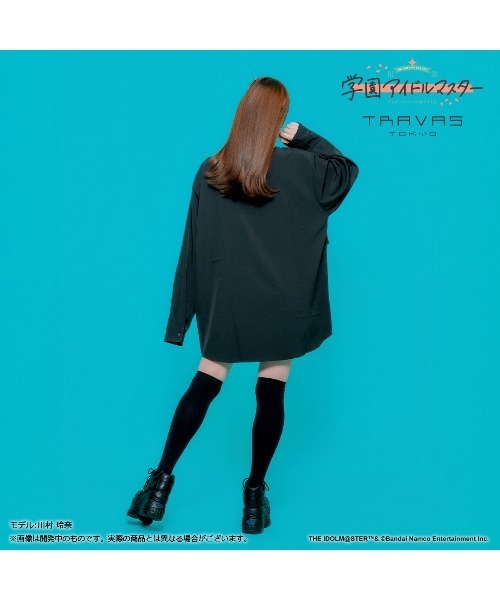 TRAVAS TOKYO(トラバス トウキョウ)の「【学園アイドルマスター 篠澤広×TRAVAS TOKYO】ネクタイ付きシャツ(シャツ/ブラウス・レディース・ホワイト/ブラック・FREE)」の6枚目の写真
