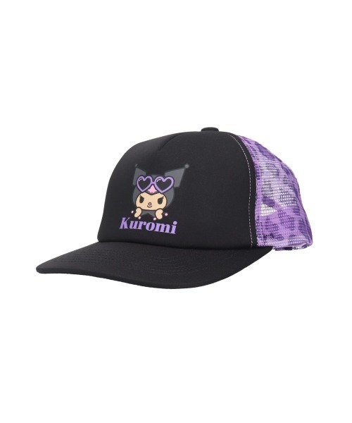 OVERRIDE(オーバーライド)の「日焼SANRIO MESH CAP / サンリオ(キャップ・キッズ・パープル/ピンク/レオパード・54㎝/58cm)」の2枚目の写真