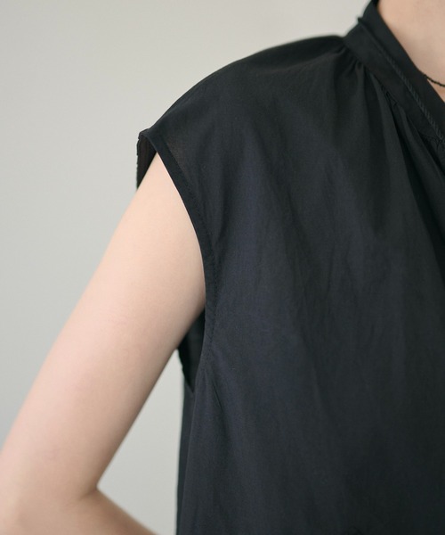 LAULEN（ローレン）の「eyelet lace v neck blouse /アイレットレースVネックブラウス（シャツ/ブラウス・レディース・ホワイト/ブラック・FREE）」の17枚目の写真