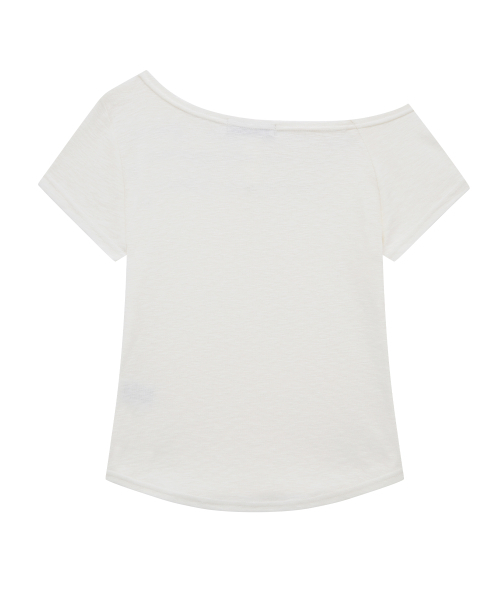 Midnight Move(ミッドナイトムーブ)の「ss bt sl t (white)(Tシャツ/カットソー・レディース・その他・FREE)」の4枚目の写真