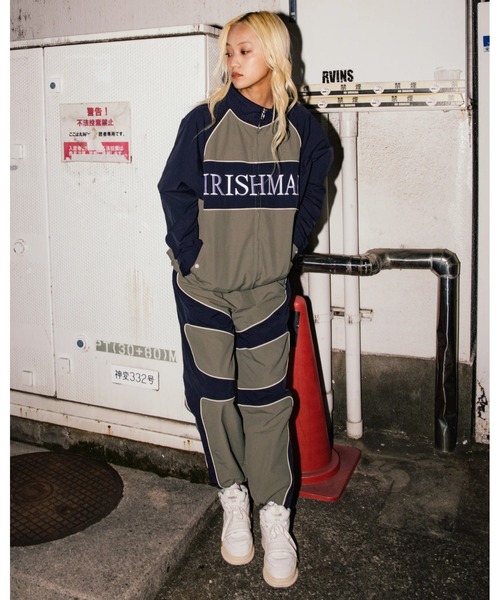IRISHMAN(アイリッシュマン)の「【IRISHMAN/アイリッシュマン】【AERO】Nylon Wide Pants / 強撥水ナイロンワイドパンツ トラックパンツ(UNISEX)(その他パンツ・メンズ・カーキ/ブラック・LARGE/MEDIUM/SMALL/X-LARGE)」の3枚目の写真