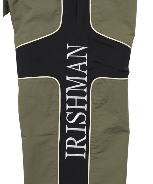 IRISHMAN(アイリッシュマン)の「【IRISHMAN/アイリッシュマン】【AERO】Nylon Wide Pants / 強撥水ナイロンワイドパンツ トラックパンツ(UNISEX)(その他パンツ・メンズ・カーキ/ブラック・LARGE/MEDIUM/SMALL/X-LARGE)」の13枚目の写真