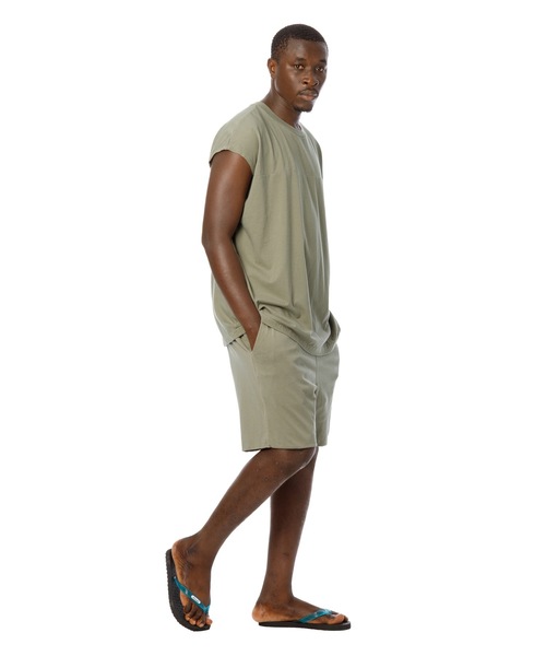 Sandinista(サンディニスタ)の「American Cotton Jersey Shorts / アメリカンコットン後染めショーツ(その他パンツ・メンズ・ネイビー/オレンジ系その他/ベージュ系その他/ブラック・SMALL/MEDIUM/LARGE)」の5枚目の写真