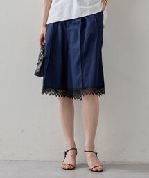 GALLARDAGALANTE | 【HERITANOVUM】レースヘムハーフパンツ(その他パンツ)