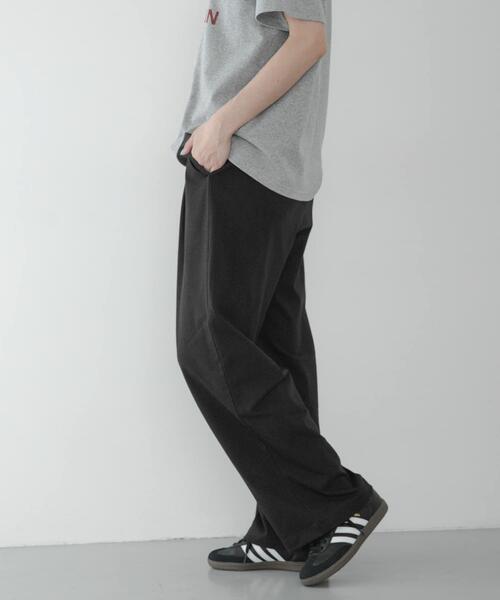 URBAN RESEARCH Sonny Label(アーバンリサーチサニーレーベル)の「『WEB限定』『UR TECH ひやサラクール』イージーワンタックパンツ(その他パンツ・レディース・ネイビー/ベージュ/ブラック・FREE)」の5枚目の写真