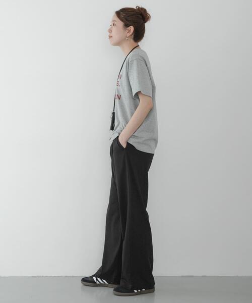 URBAN RESEARCH Sonny Label(アーバンリサーチサニーレーベル)の「『WEB限定』『UR TECH ひやサラクール』イージーワンタックパンツ(その他パンツ・レディース・ネイビー/ベージュ/ブラック・FREE)」の9枚目の写真