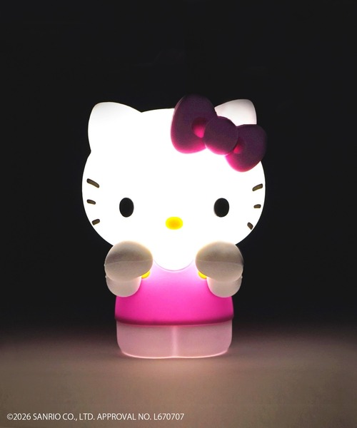 HELLO KITTY サンリオ ルームライト 照明　美品　希少　レア　陶器 サンリオ】ひっかけライト（照明）｜sanrio（サンリオ）のファッション