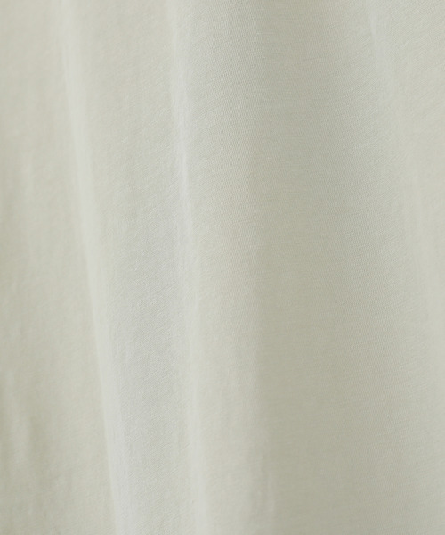 martinique(マルティニーク)の「ハイツイストVネックTシャツ(Tシャツ/カットソー・レディース・ミント/グレー/ホワイト・FREE)」の8枚目の写真