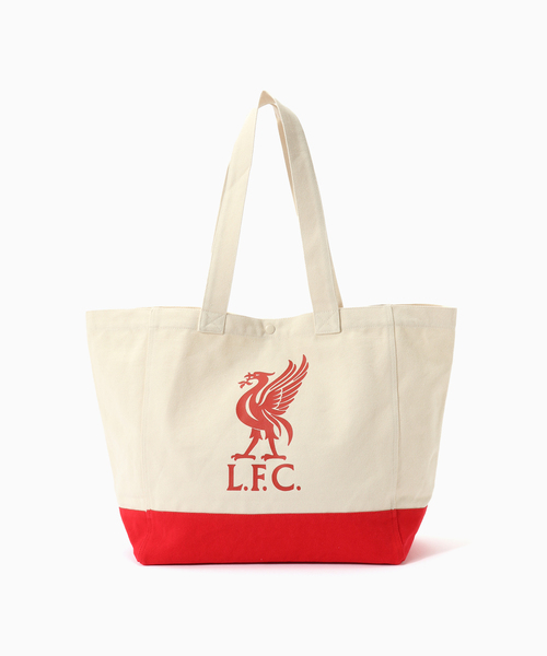 417 EDIFICE（フォーワンセブンエディフィス）の「【Liverpool FC / リバプール FC】BIG TOTE（トートバッグ・メンズ・アイボリー・FREE）」の2枚目の写真