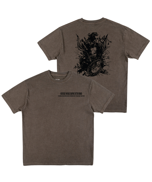 NAVYTEAM(ネイビーチーム)の「リミテッドエディション HVGRB 1970 ピグメント半袖Tシャツ(4色)(Tシャツ/カットソー・レディース・バーガンディー/ブルー/ブラウン/チャコール・MEDIUM/LARGE/SMALL/X-LARGE)」の2枚目の写真