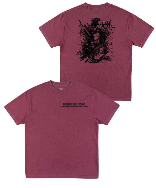 NAVYTEAM(ネイビーチーム)の「リミテッドエディション HVGRB 1970 ピグメント半袖Tシャツ(4色)(Tシャツ/カットソー・レディース・バーガンディー/ブルー/ブラウン/チャコール・MEDIUM/LARGE/SMALL/X-LARGE)」の12枚目の写真