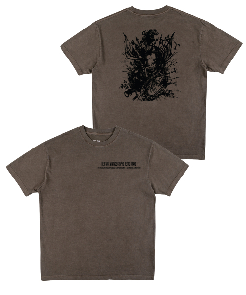 NAVYTEAM(ネイビーチーム)の「リミテッドエディション HVGRB 1970 ピグメント半袖Tシャツ(4色)(Tシャツ/カットソー・レディース・バーガンディー/ブルー/ブラウン/チャコール・MEDIUM/LARGE/SMALL/X-LARGE)」の16枚目の写真