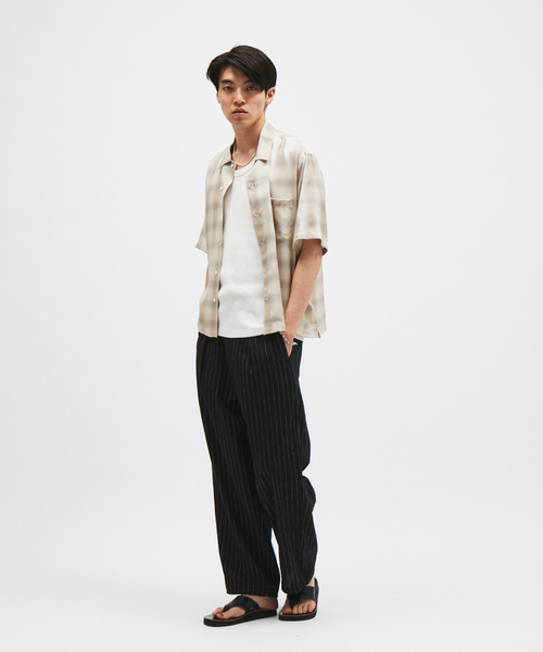 JOURNAL STANDARD(ジャーナルスタンダード)の「キュプラ オンブレ チェック レギュラー シャツ(シャツ/ブラウス・メンズ・グレー/ブラウン/ベージュ・LARGE/MEDIUM)」の19枚目の写真