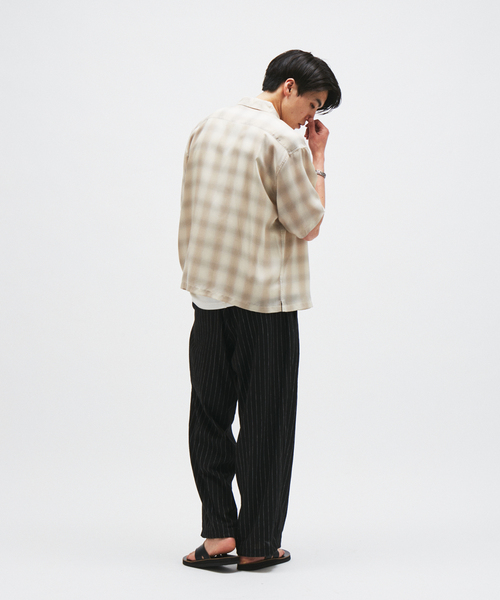 JOURNAL STANDARD(ジャーナルスタンダード)の「キュプラ オンブレ チェック レギュラー シャツ(シャツ/ブラウス・メンズ・グレー/ブラウン/ベージュ・LARGE/MEDIUM)」の21枚目の写真
