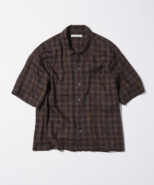 JOURNAL STANDARD(ジャーナルスタンダード)の「キュプラ オンブレ チェック レギュラー シャツ(シャツ/ブラウス・メンズ・グレー/ブラウン/ベージュ・LARGE/MEDIUM)」の14枚目の写真