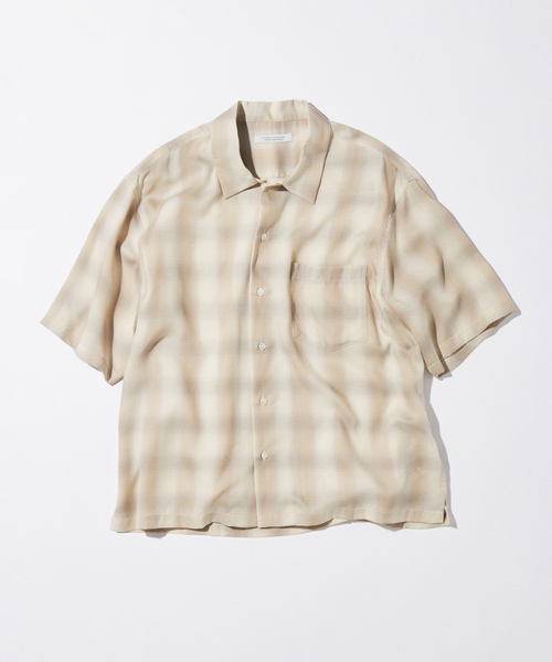 JOURNAL STANDARD(ジャーナルスタンダード)の「キュプラ オンブレ チェック レギュラー シャツ(シャツ/ブラウス・メンズ・グレー/ブラウン/ベージュ・LARGE/MEDIUM)」の15枚目の写真