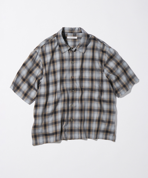 JOURNAL STANDARD(ジャーナルスタンダード)の「キュプラ オンブレ チェック レギュラー シャツ(シャツ/ブラウス・メンズ・グレー/ブラウン/ベージュ・LARGE/MEDIUM)」の16枚目の写真