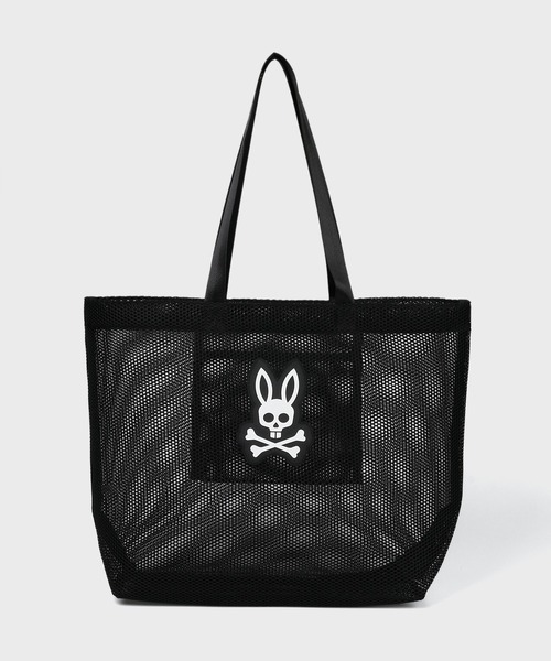 ラバーBUNNYロゴ メッシュトートバッグ（トートバッグ）｜Psycho Bunny