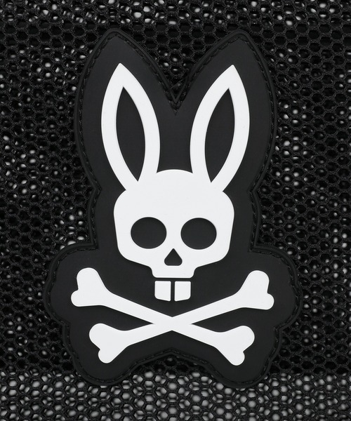 Psycho Bunny(サイコバニー)の「ラバーBUNNYロゴ メッシュトートバッグ(トートバッグ・メンズ・ライトイエロー/ブラック・FREE)」の6枚目の写真