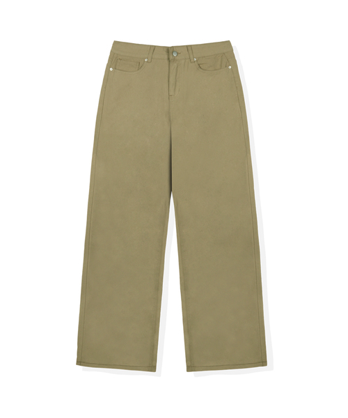 BASIC LABEL（ベーシックラベル）の「Corring washing wide cotton pants 6 Color [BLBP_5011]（その他パンツ・レディース・オートミール/ブラック/ホワイト/クリーム/ベージュ/ブラウン・X-SMALL/SMALL/MEDIUM/LARGE/X-LARGE）」の5枚目の写真