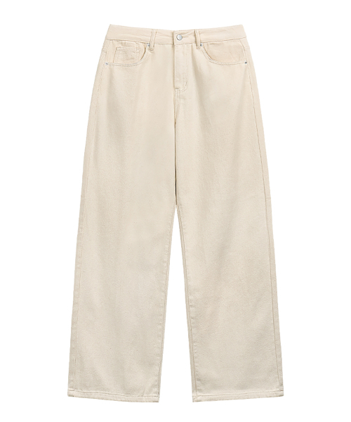 BASIC LABEL（ベーシックラベル）の「Corring washing wide cotton pants 6 Color [BLBP_5011]（その他パンツ・レディース・オートミール/ブラック/ホワイト/クリーム/ベージュ/ブラウン・X-SMALL/SMALL/MEDIUM/LARGE/X-LARGE）」の9枚目の写真