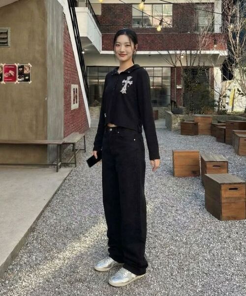 BASIC LABEL（ベーシックラベル）の「Corring washing wide cotton pants 6 Color [BLBP_5011]（その他パンツ・レディース・オートミール/ブラック/ホワイト/クリーム/ベージュ/ブラウン・X-SMALL/SMALL/MEDIUM/LARGE/X-LARGE）」の16枚目の写真