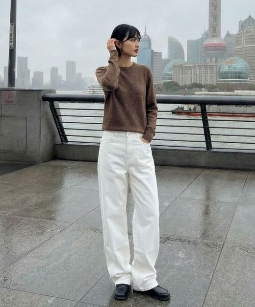 BASIC LABEL（ベーシックラベル）の「Corring washing wide cotton pants 6 Color [BLBP_5011]（その他パンツ・レディース・オートミール/ブラック/ホワイト/クリーム/ベージュ/ブラウン・X-SMALL/SMALL/MEDIUM/LARGE/X-LARGE）」の17枚目の写真
