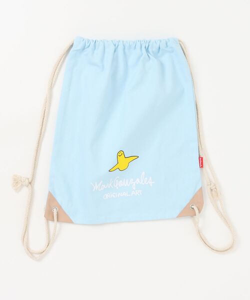 Mark Gonzales（マーク・ゴンザレス）の「【Mark Gonzales】 コットンキャンバス ナップサック（バックパック/リュック・メンズ・ブラック/ブルー/オフホワイト・FREE）」の3枚目の写真