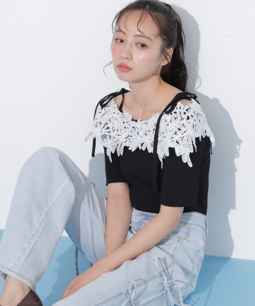 Декольтер‑свитер (Decollete Knit Shirt)