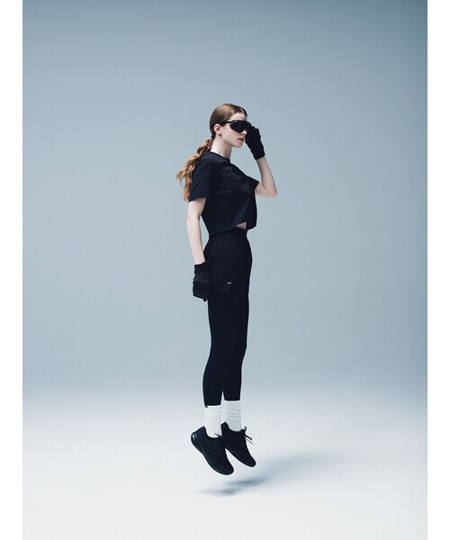 mgh(エムジーエイチ)の「mgh / Axion crewneck short sleeve(Tシャツ/カットソー・レディース・ブラック・LARGE/MEDIUM)」の2枚目の写真