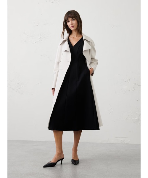 BANANA REPUBLIC FACTORY STORE(バナナリパブリック ファクトリーストア)の「BANANA REPUBLIC FACTORY STORE ポンチ ミディワンピース(ワンピース・レディース・ブラック/ネイビー・XS/S/M/L)」の6枚目の写真