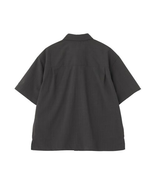 CRAFT STANDARD BOUTIQUE(クラフトスタンダードブティック)の「機能素材ダブルポケット半袖シャツ(シャツ/ブラウス・メンズ・ブラック/チャコールグレー・L/M)」の16枚目の写真
