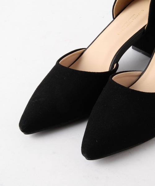 green label relaxing（グリーンレーベルリラクシング）の「CR サイドオープンチャンキーヒールパンプス◆（パンプス・レディース・ブラック/ベージュ/ライトグレー・S(22.5)/L(24.5)/M(23.5)）」の8枚目の写真