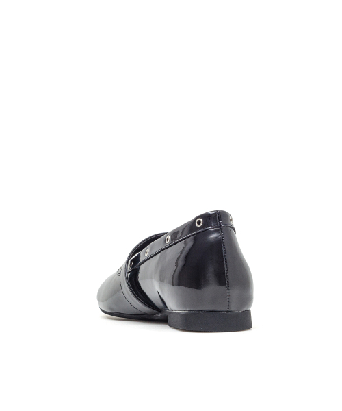 SSIMEEZ（シミズ）の「アイレットメリージェンフラット(ブラック)（バレエシューズ・レディース・ブラック・23.5cm/23cm/22.5cm/24.5cm/24cm/25cm）」の3枚目の写真