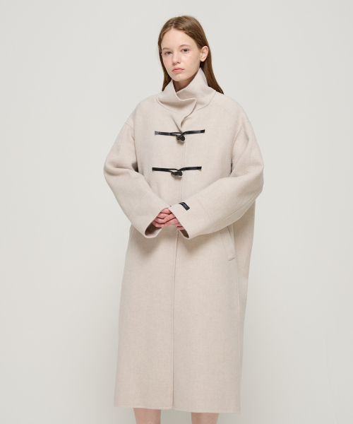 ROIDESROIS(ロワデロワ)の「ハンディプレミアムダッフルウールロングコート(クリーム)(チェスターコート・レディース・その他・FREE)」の2枚目の写真