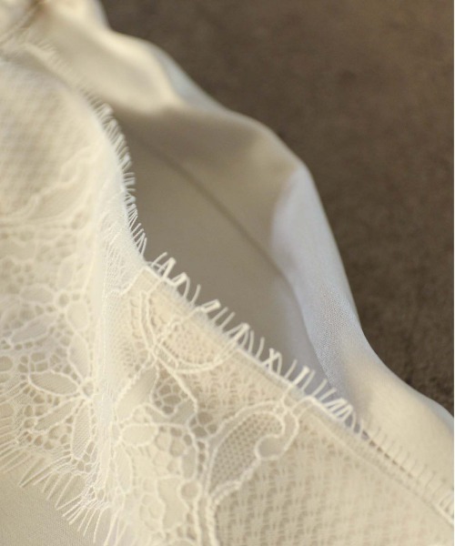 Marilyn Moon(マリリンムーン)の「eyelash lace satin drawstring pants(その他パンツ・レディース・オフホワイト/スミクロ・FREE)」の21枚目の写真