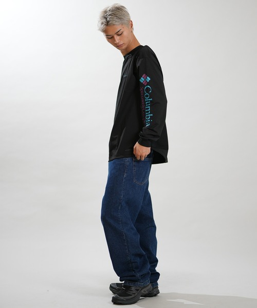 Columbia(コロンビア)の「【ムラサキスポーツ別注】columbia/コロンビア ロンT PG2120(Tシャツ/カットソー・メンズ・ブラック/ホワイト/グレイッシュベージュ・S/L/M/XL)」の14枚目の写真