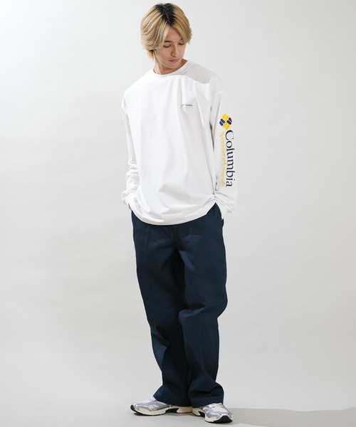 Columbia(コロンビア)の「【ムラサキスポーツ別注】columbia/コロンビア ロンT PG2120(Tシャツ/カットソー・メンズ・ブラック/ホワイト/グレイッシュベージュ・S/L/M/XL)」の6枚目の写真