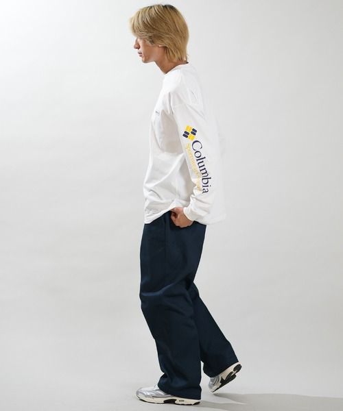 Columbia(コロンビア)の「【ムラサキスポーツ別注】columbia/コロンビア ロンT PG2120(Tシャツ/カットソー・メンズ・ブラック/ホワイト/グレイッシュベージュ・S/L/M/XL)」の8枚目の写真