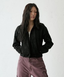 SUEDE ZIP JACKET