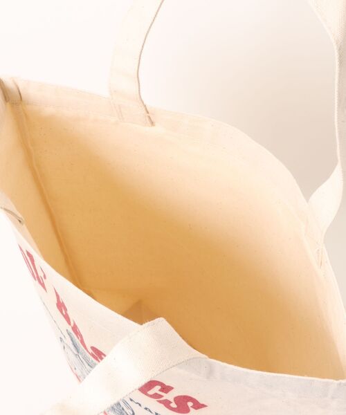 Ol' Basics(オールベーシックス)の「Ol' Basics(オール・ベーシックス) トートバッグ キャンバス ワーカーイラスト ロゴ プリント 鞄 BAG アメカジ メンズ レディース ユニセックス Mサイズ(トートバッグ・レディース・ナチュラル・FREE)」の5枚目の写真