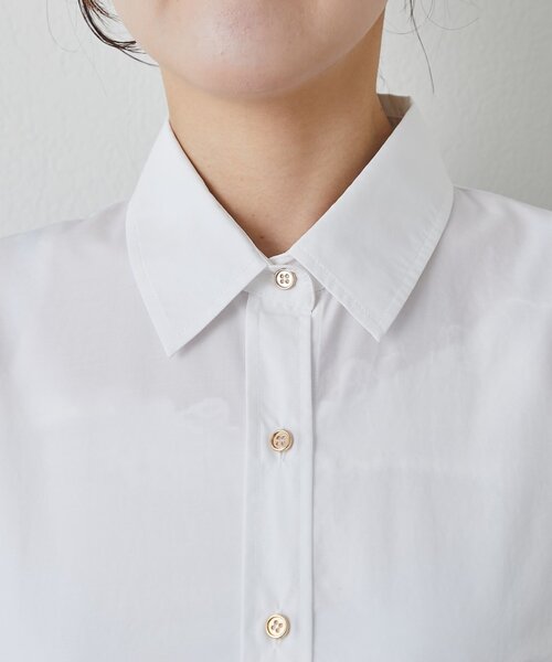 La boutique BonBon(ラブティックボンボン)の「ランダムペプラムシャツ(シャツ/ブラウス・レディース・サックスブルー/ネイビー/ホワイト/バイオレット・FREE)」の15枚目の写真