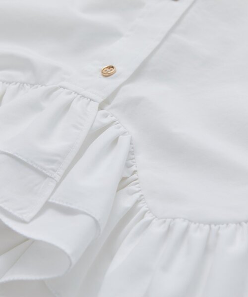 La boutique BonBon(ラブティックボンボン)の「ランダムペプラムシャツ(シャツ/ブラウス・レディース・サックスブルー/ネイビー/ホワイト/バイオレット・FREE)」の19枚目の写真