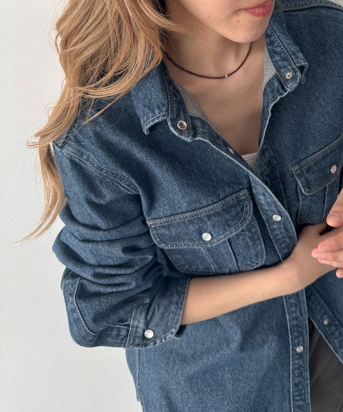 CANAL JEAN(キャナルジーン)の「Pt カラーストーンネックレス(ネックレス・レディース・レッド/クリア/ターコイズブルー・ONE SIZE)」の5枚目の写真